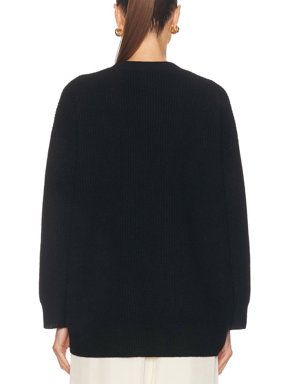 Jenni Kayne Cashmere Cocoon Cardigan in Black - Picture 6 of 11